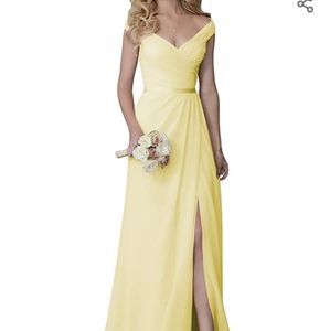 Lover Kiss chiffon dress with slit